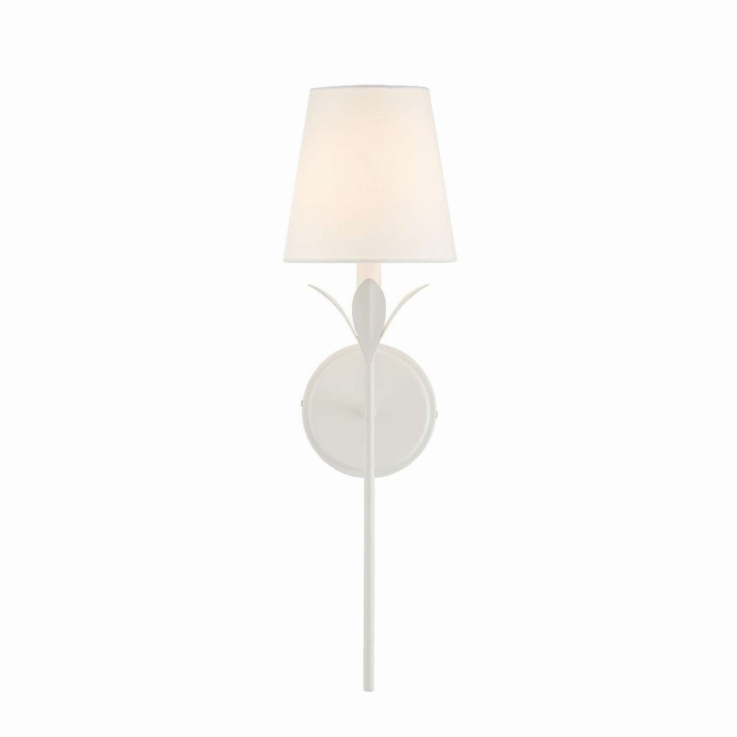 Crystorama - 531-MT - One Light Wall Sconce - Broche - Matte White