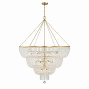 Crystorama - 618-GA - 24 Light Chandelier - Rylee - Antique Gold