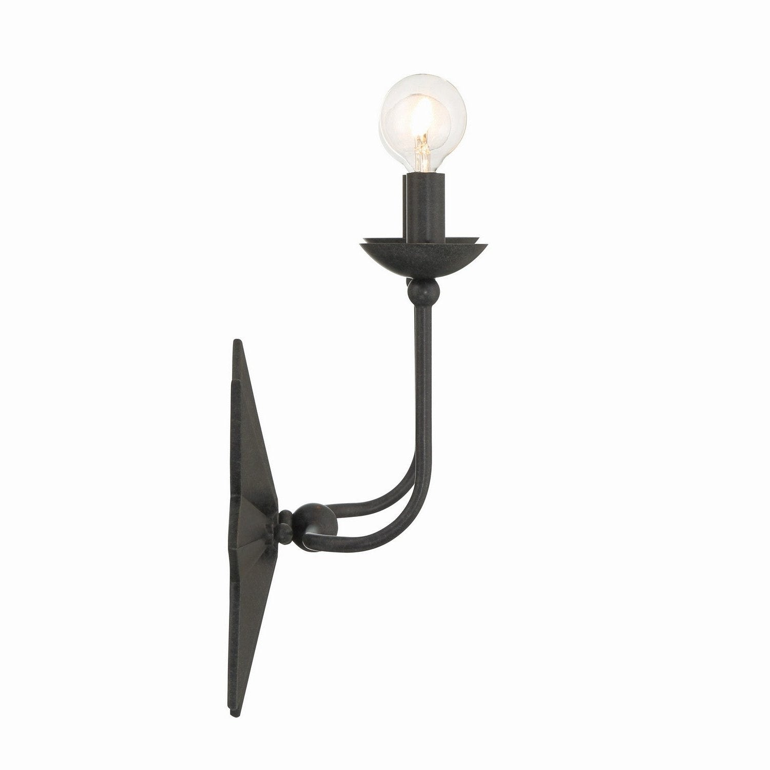 Crystorama - 9232-BK - Two Light Wall Sconce - Astro - Black