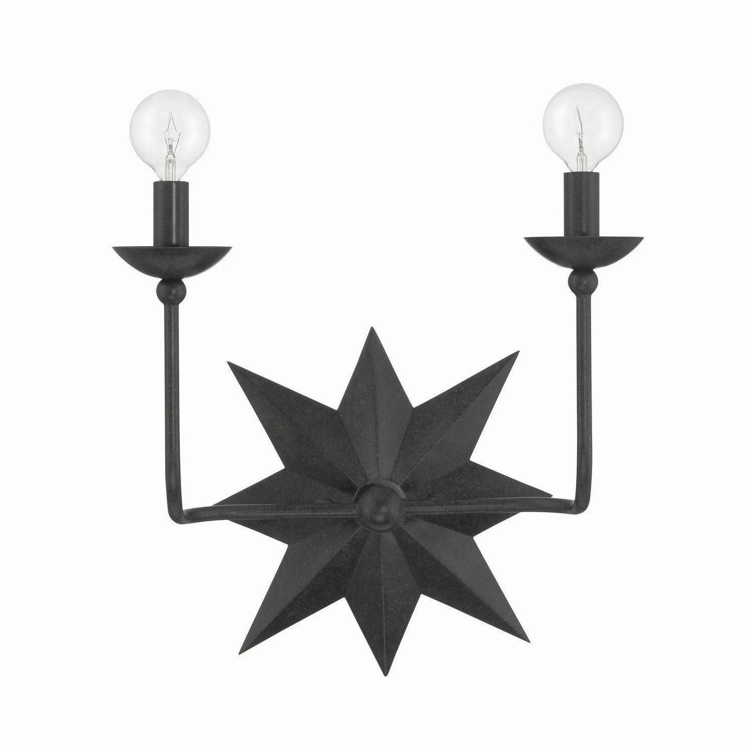 Crystorama - 9232-BK - Two Light Wall Sconce - Astro - Black