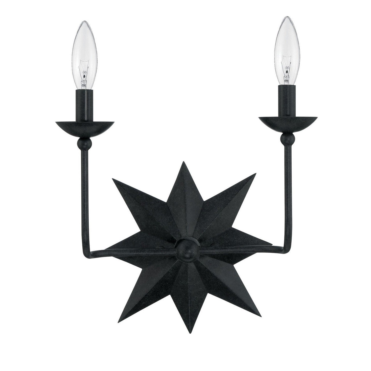 Crystorama - 9232-BK - Two Light Wall Sconce - Astro - Black