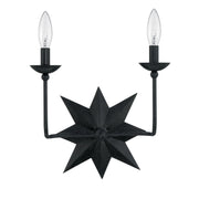 Crystorama - 9232-BK - Two Light Wall Sconce - Astro - Black