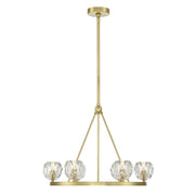 Crystorama - ARA-10264-SB - LED Chandelier - Aragon - Soft Brass