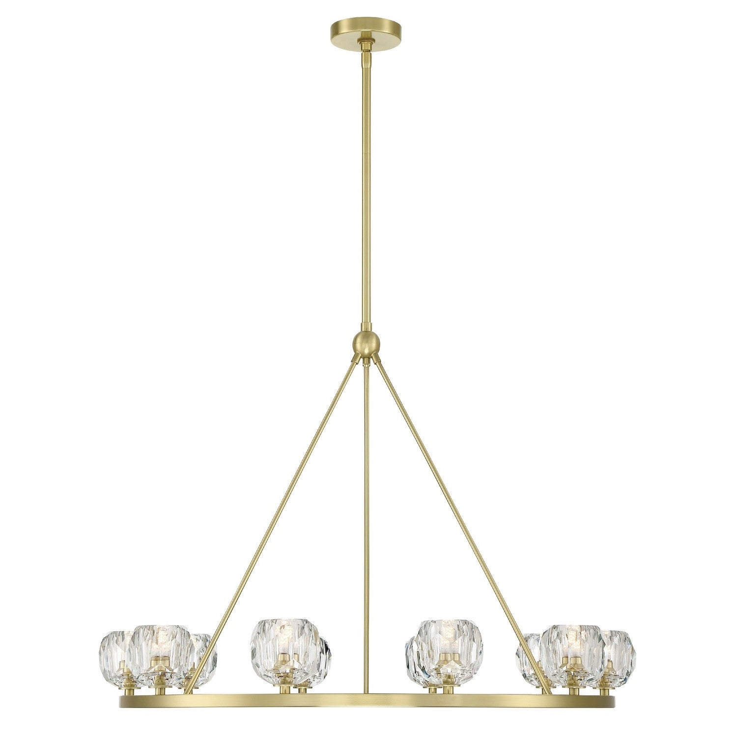 Crystorama - ARA-10265-SB - LED Chandelier - Aragon - Soft Brass