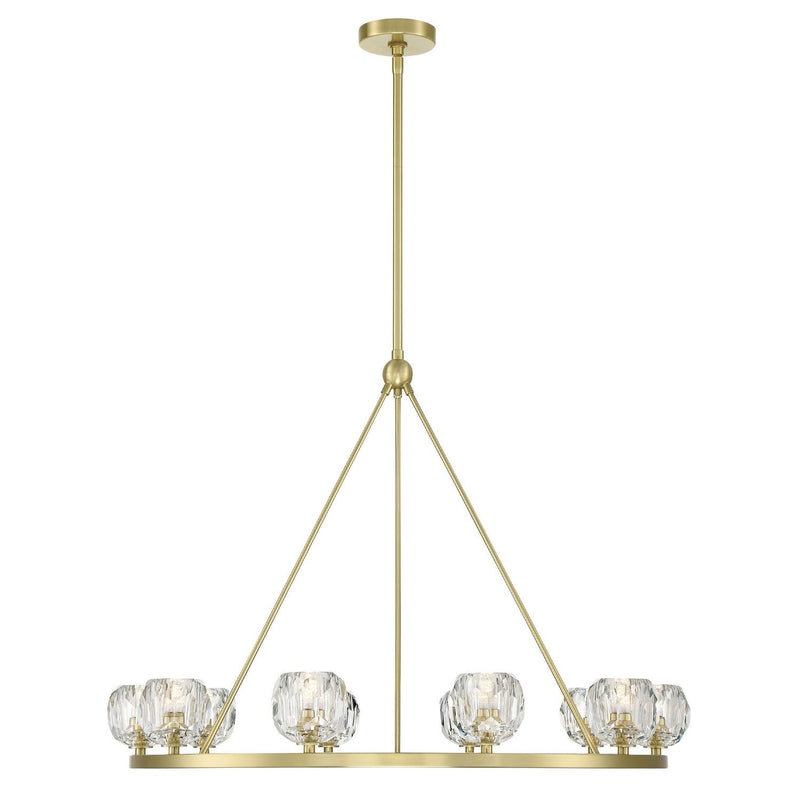 Crystorama - ARA-10265-SB - LED Chandelier - Aragon - Soft Brass