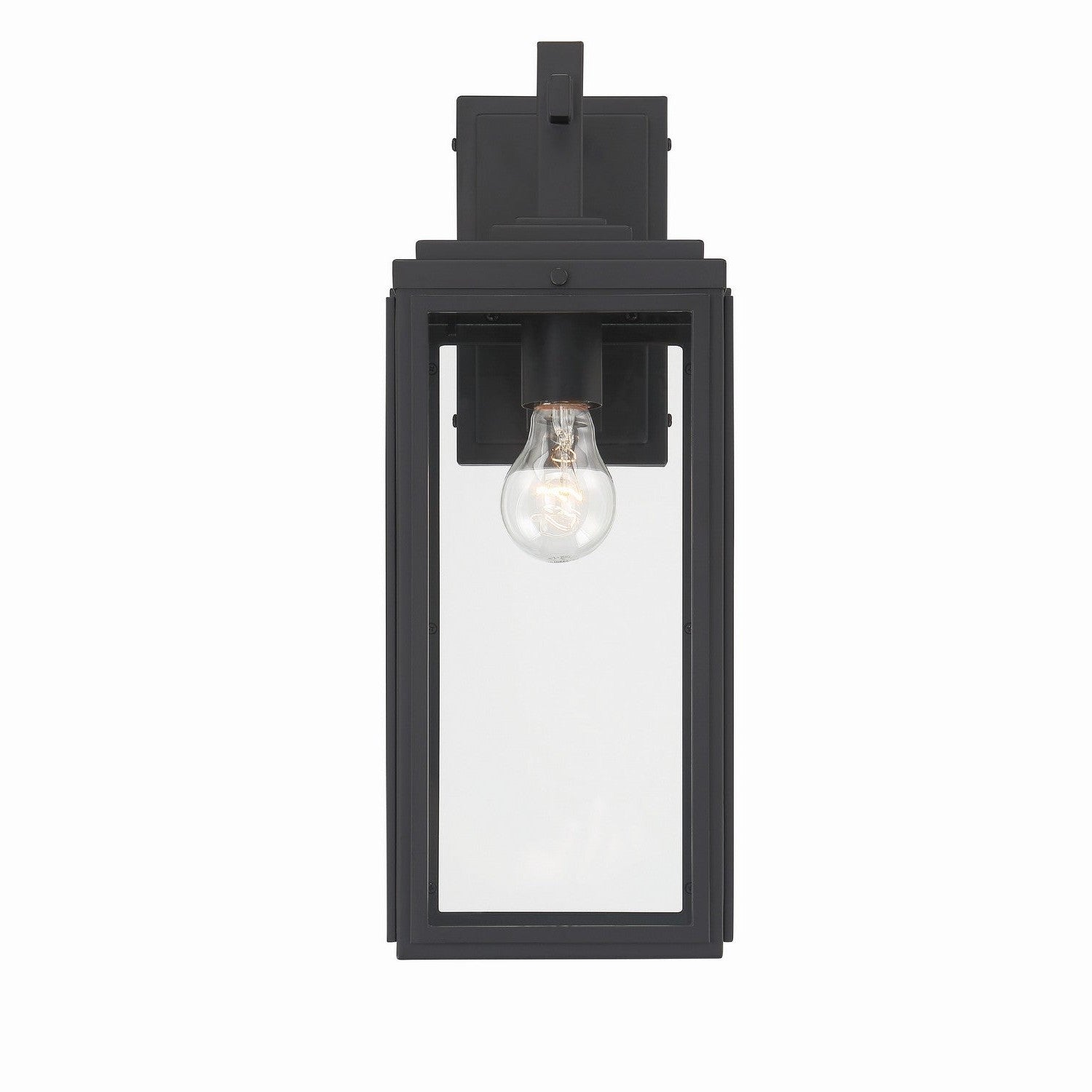 Crystorama - BYR-80102-MK - One Light Outdoor Wall Sconce - Byron - Matte Black