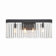 Crystorama - EMO-5403-BF - Four Light Bath - Emory - Black Forged