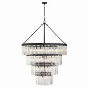 Crystorama - EMO-5409-BF - 22 Light Chandelier - Emory - Black Forged