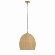 Crystorama - JAC-10500-SG - One Light Pendant - Jace - Soft Gold