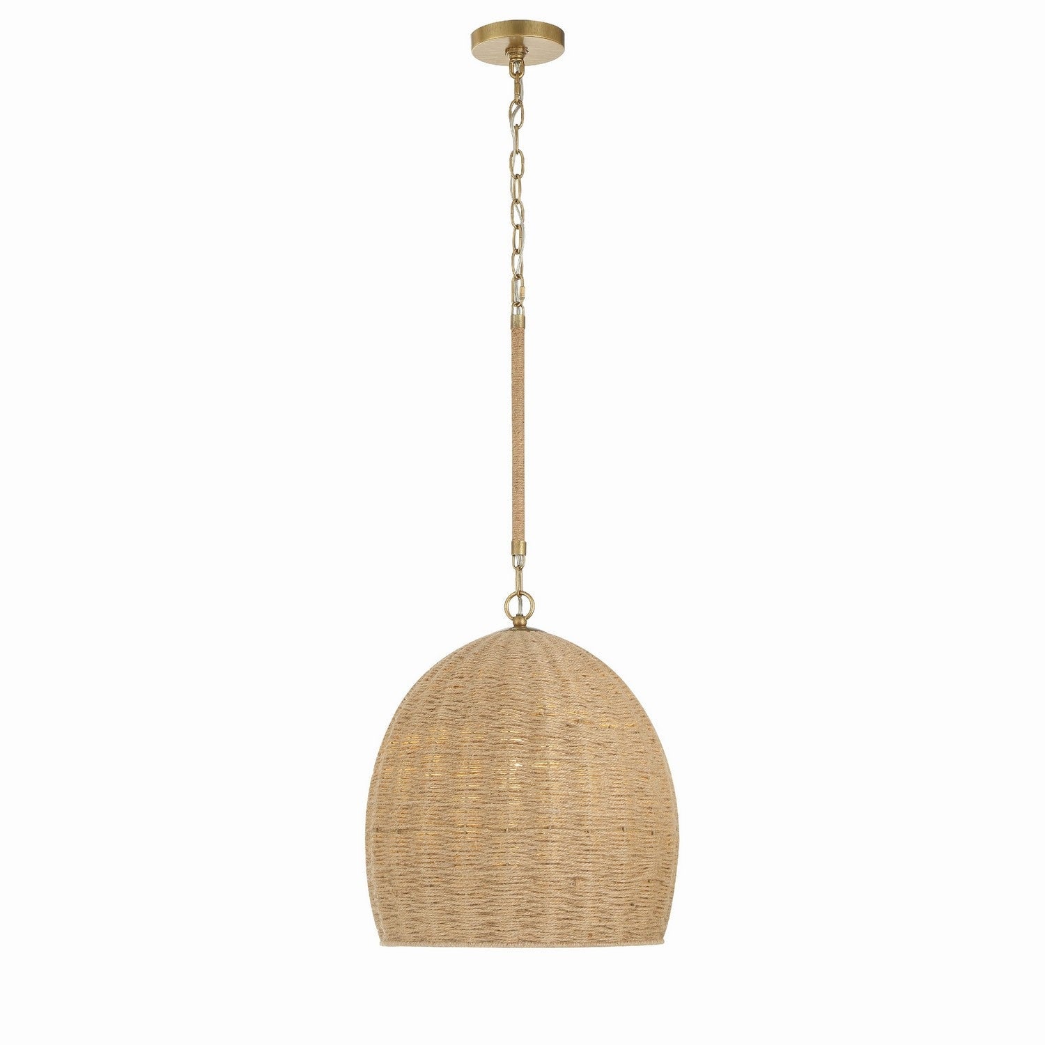 Crystorama - JAC-10500-SG - One Light Pendant - Jace - Soft Gold