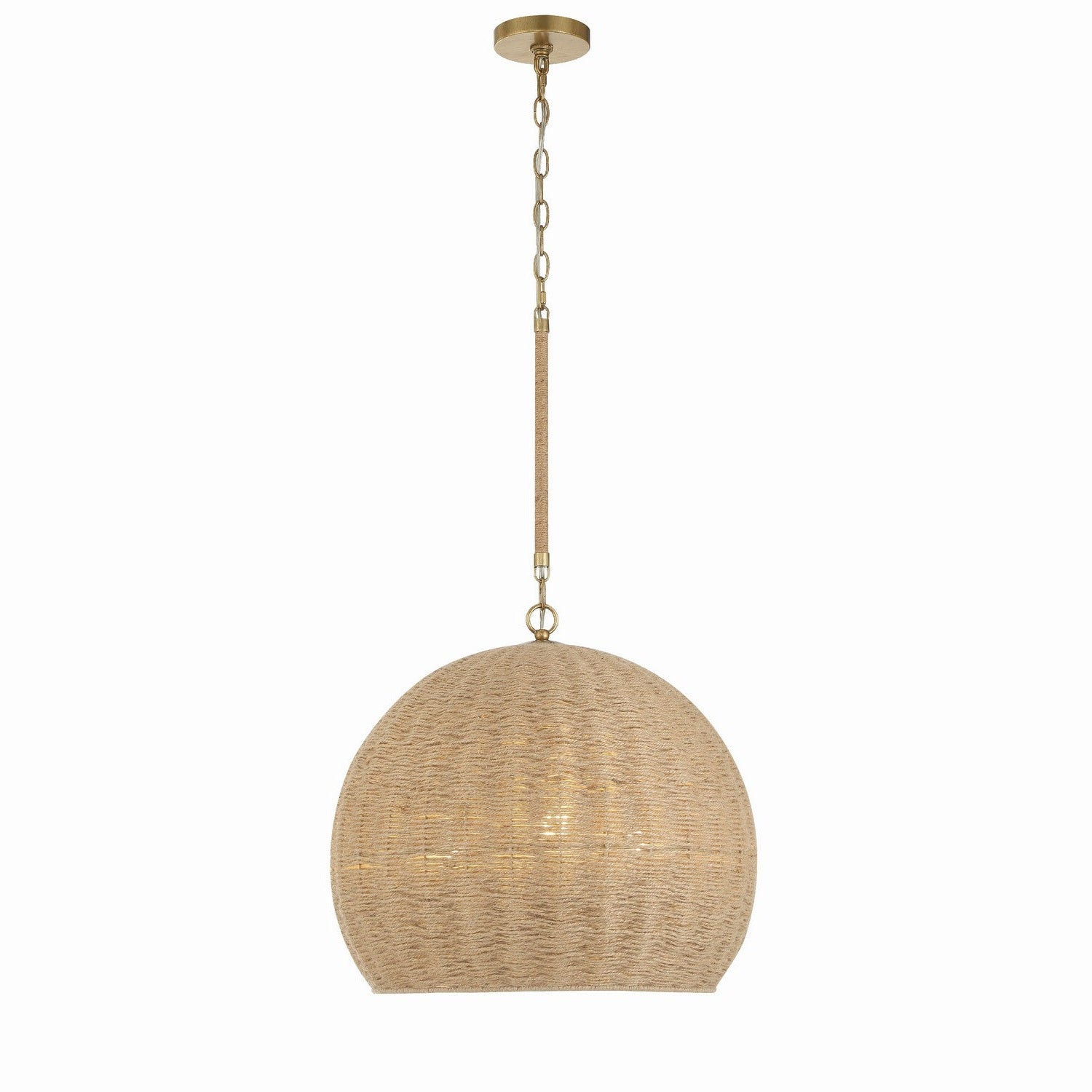 Crystorama - JAC-10503-SG - Three Light Pendant - Jace - Soft Gold
