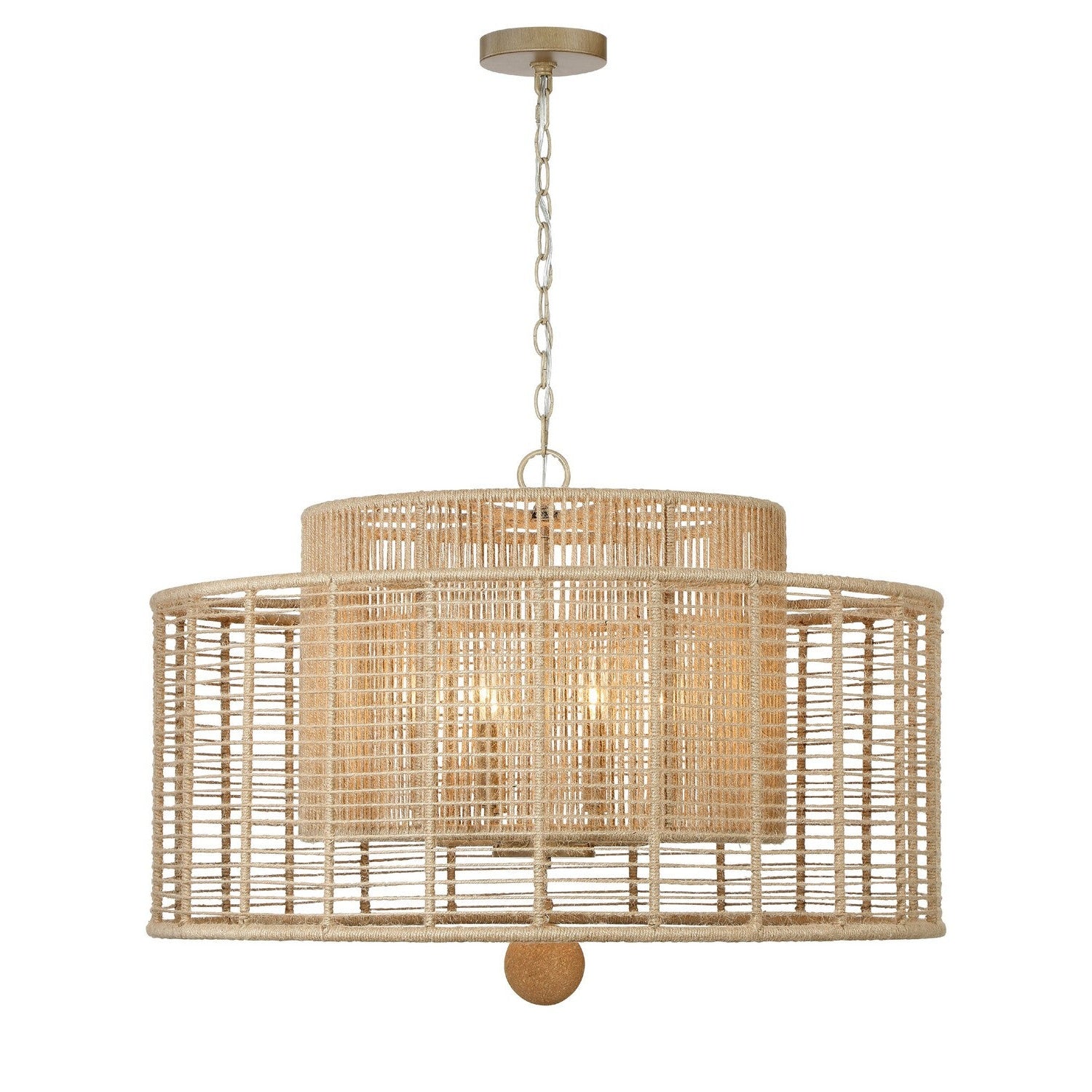 Crystorama - JAY-A5006-BS - Eight Light Chandelier - Jayna - Burnished Silver