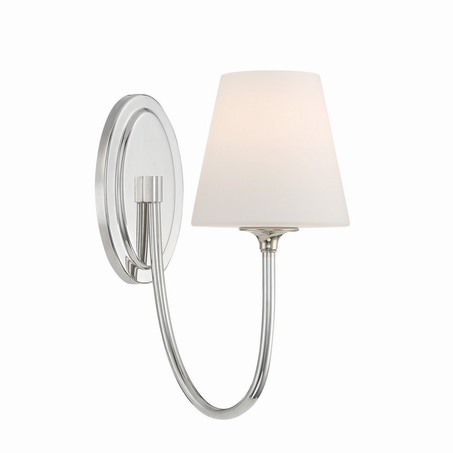 Crystorama - JUN-10321-PN - One Light Wall Sconce - Juno - Polished Nickel