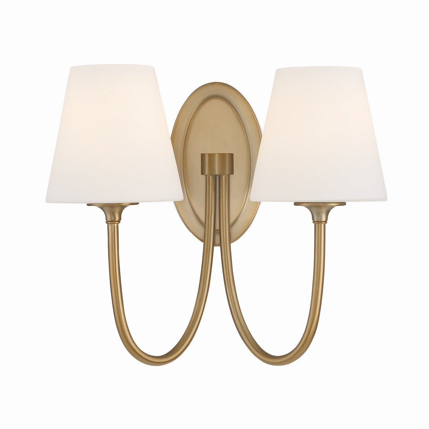 Crystorama - JUN-10322-VG - Two Light Wall Sconce - Juno - Vibrant Gold