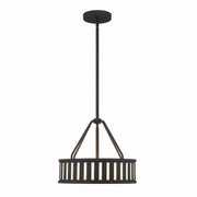 Crystorama - KEN-8303-BF - Three Light Pendant - Kendal - Black Forged