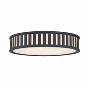 Crystorama - KEN-8305-BF - Four Light Flush Mount - Kendal - Black Forged