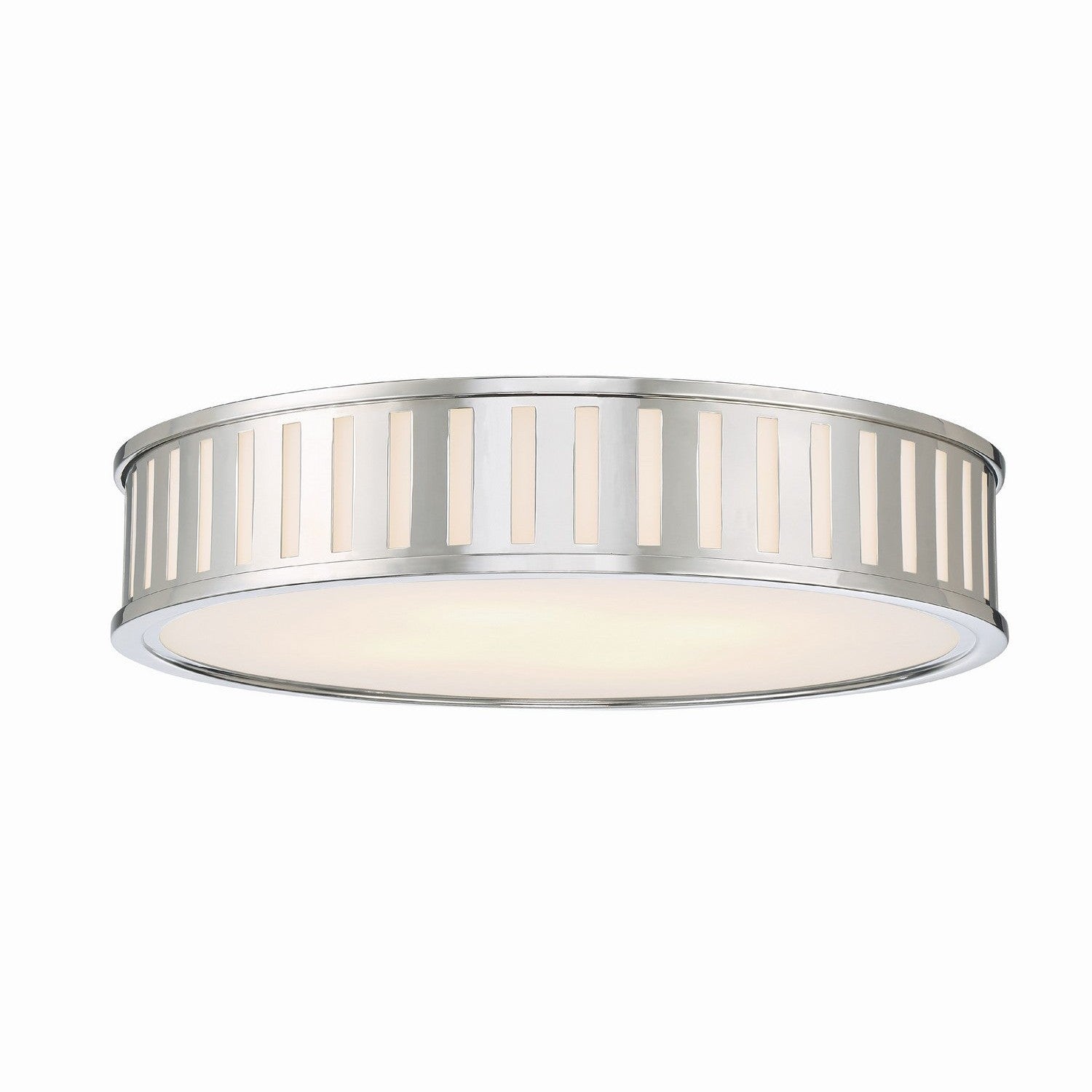 Crystorama - KEN-8305-PN - Four Light Flush Mount - Kendal - Polished Nickel