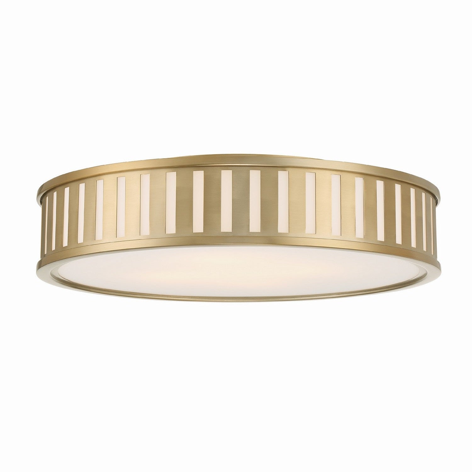 Crystorama - KEN-8305-VG - Four Light Flush Mount - Kendal - Vibrant Gold