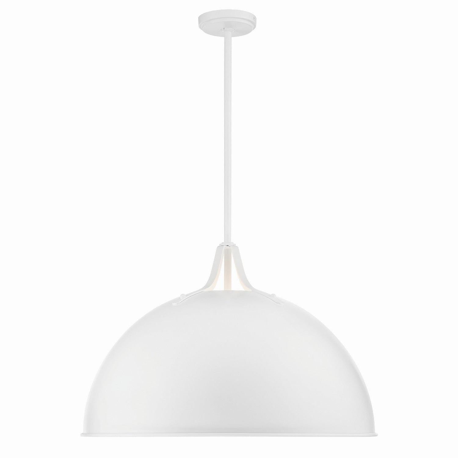 Crystorama - SOT-18017-WH - Three Light Pendant - Soto - White