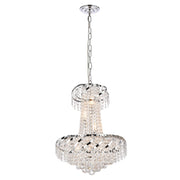 Elegant Lighting - VECA1D18C/RC - Six Light Pendant - Belenus - Chrome