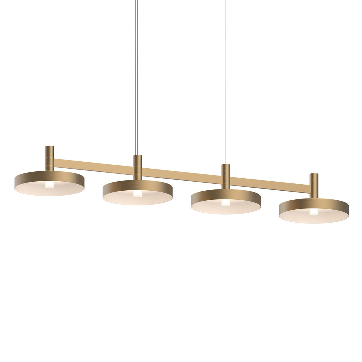 Sonneman - 1784.14-PAN - LED Linear Pendant - Systema Staccato - Brass