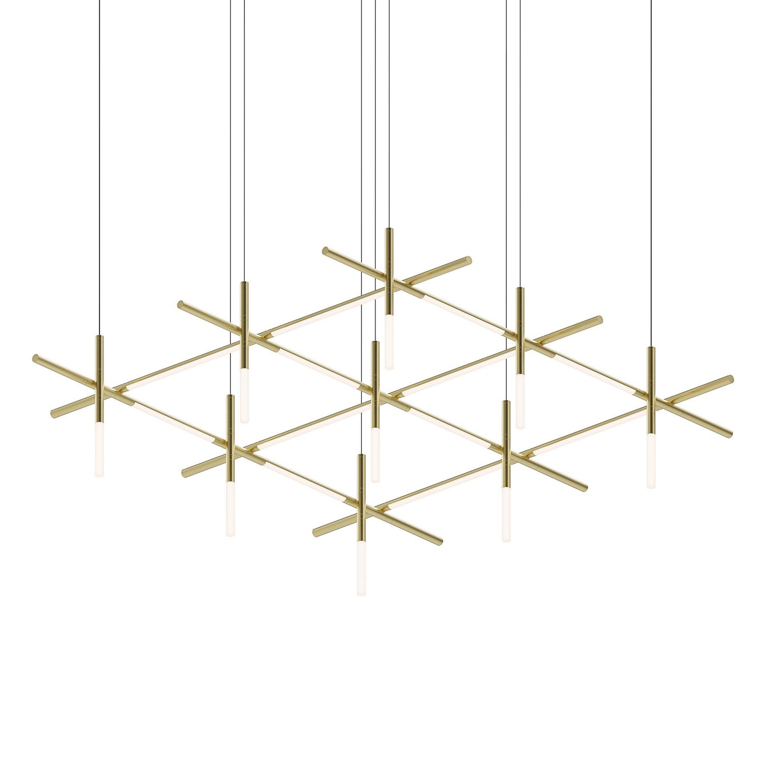 Sonneman - 2105.14 - LED Pendant - Labyrinth - Brass