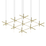 Sonneman - 2105.14 - LED Pendant - Labyrinth - Brass