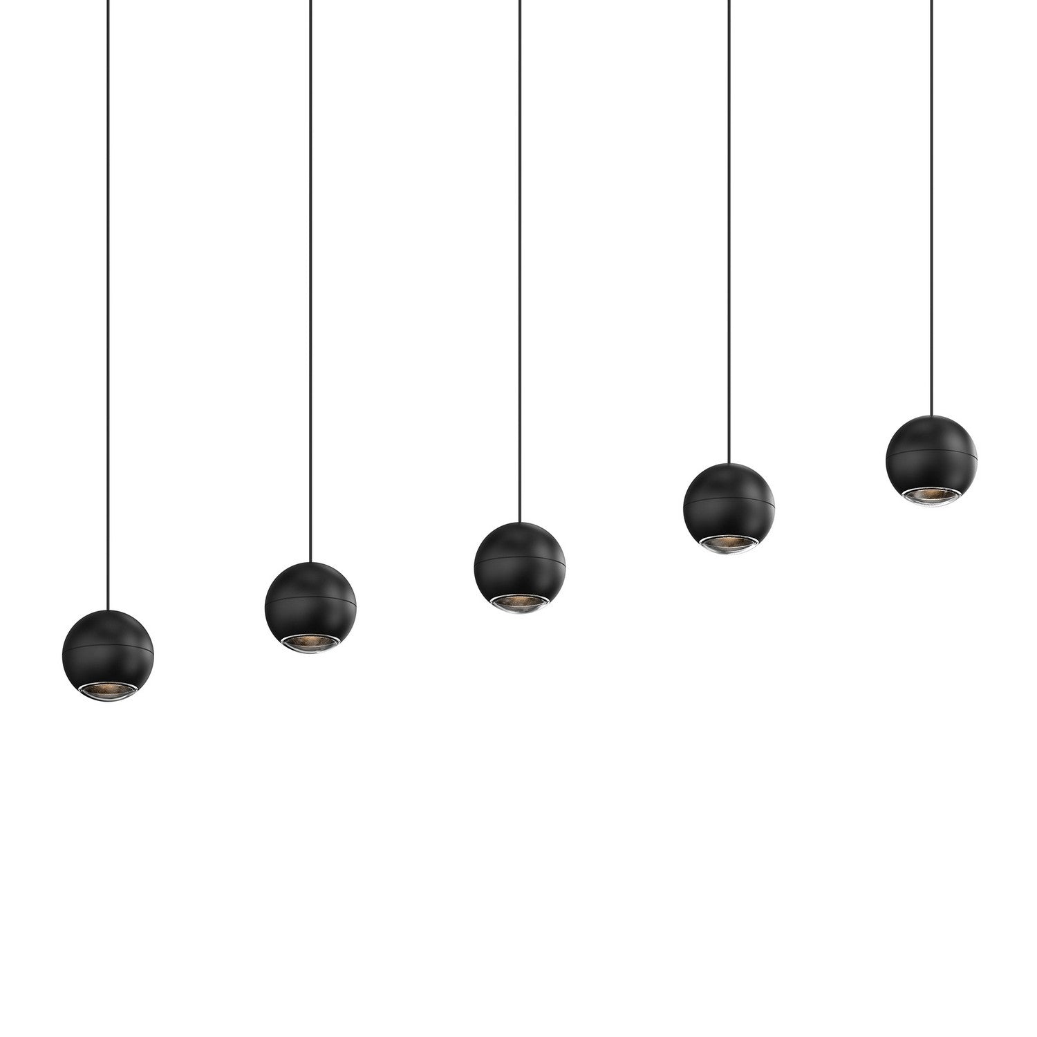 Sonneman - 7508.97 - LED Linear Pendant - Hemisphere - Textured Black