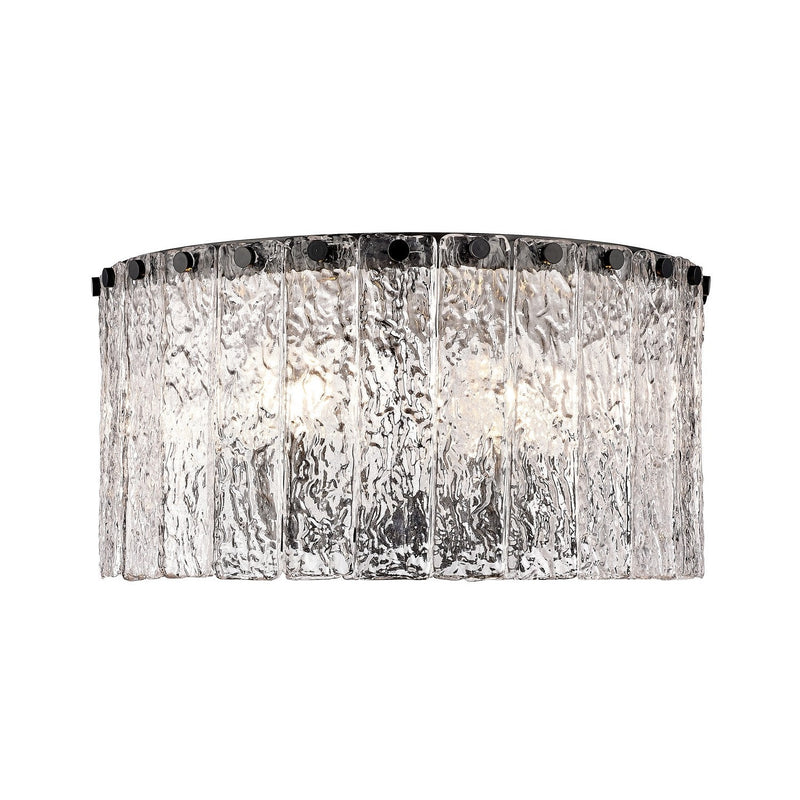 Z-Lite - 1943F16-MB - Five Light Flush Mount - Glacier - Matte Black