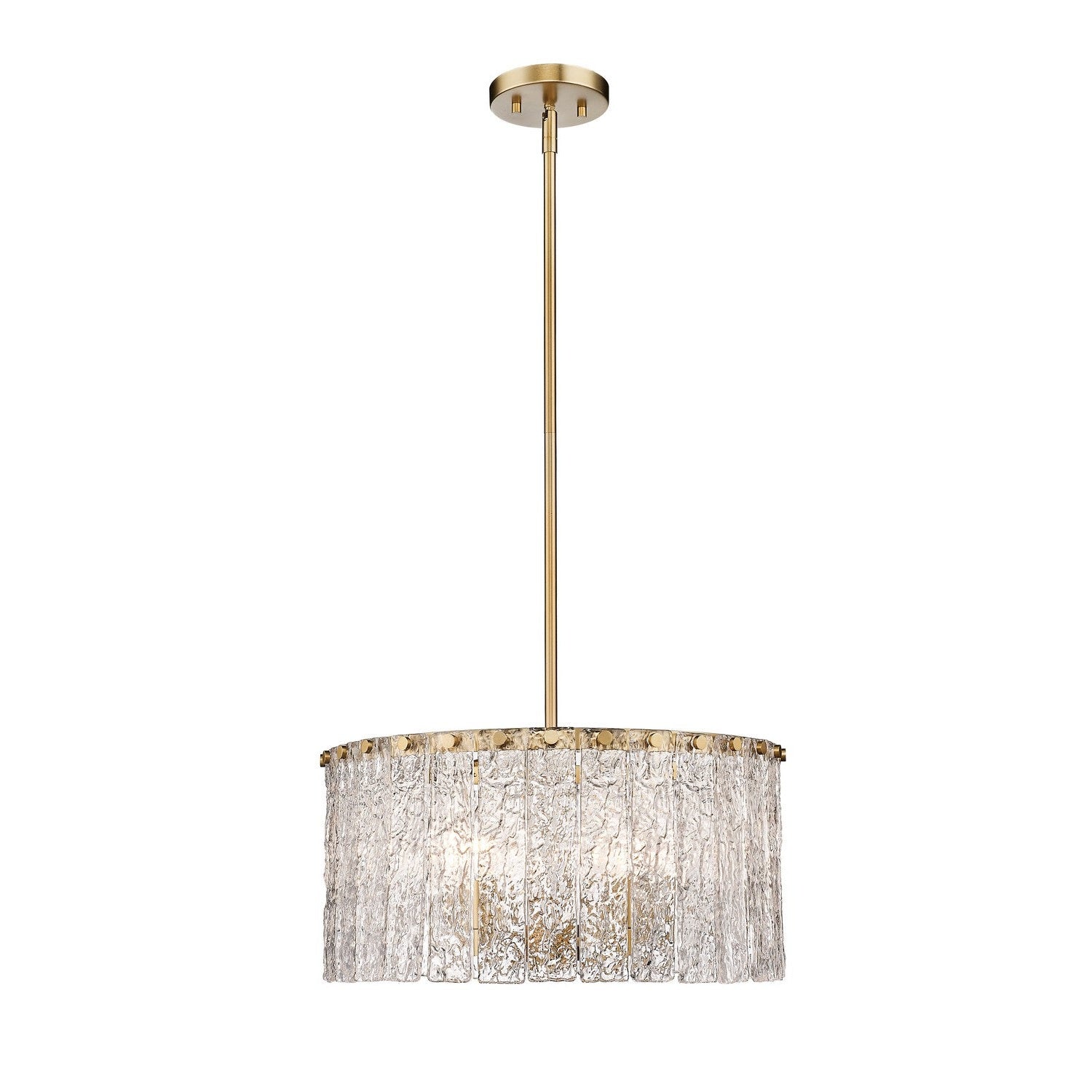 Z-Lite - 1943P18-MGLD - Five Light Pendant - Glacier - Modern Gold