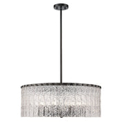 Z-Lite - 1943P26-MB - Ten Light Chandelier - Glacier - Matte Black
