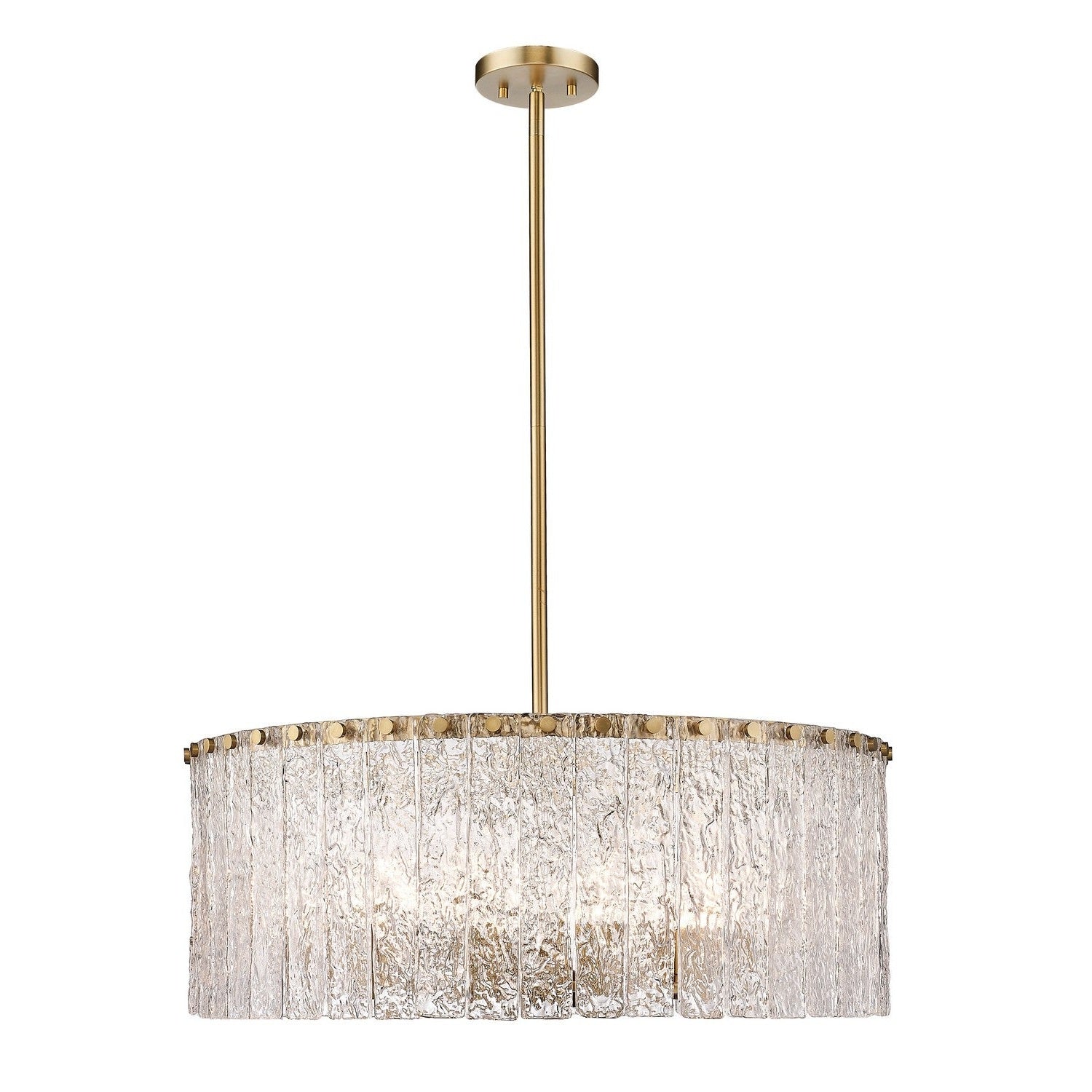 Z-Lite - 1943P26-MGLD - Ten Light Chandelier - Glacier - Modern Gold