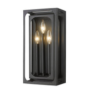 Z-Lite - 3038-3S-MB - Three Light Wall Sconce - Easton - Matte Black