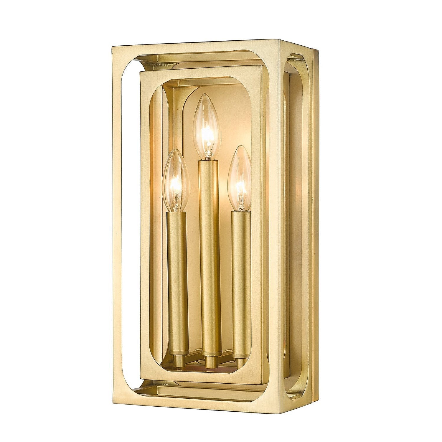 Z-Lite - 3038-3S-RB - Three Light Wall Sconce - Easton - Rubbed Brass