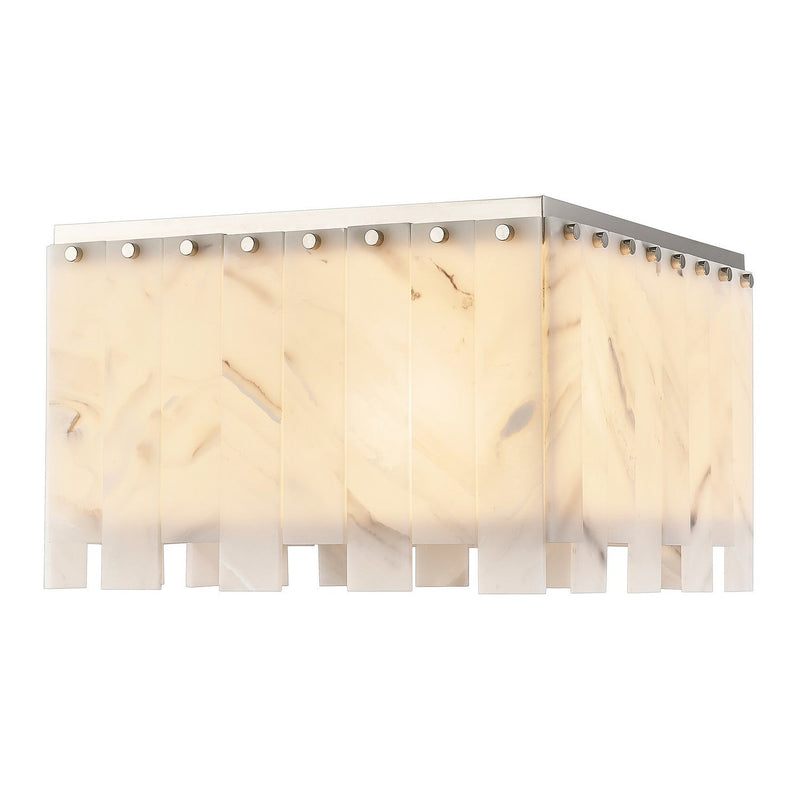 Z-Lite - 345F17-PN - Six Light Flush Mount - Viviana - Polished Nickel