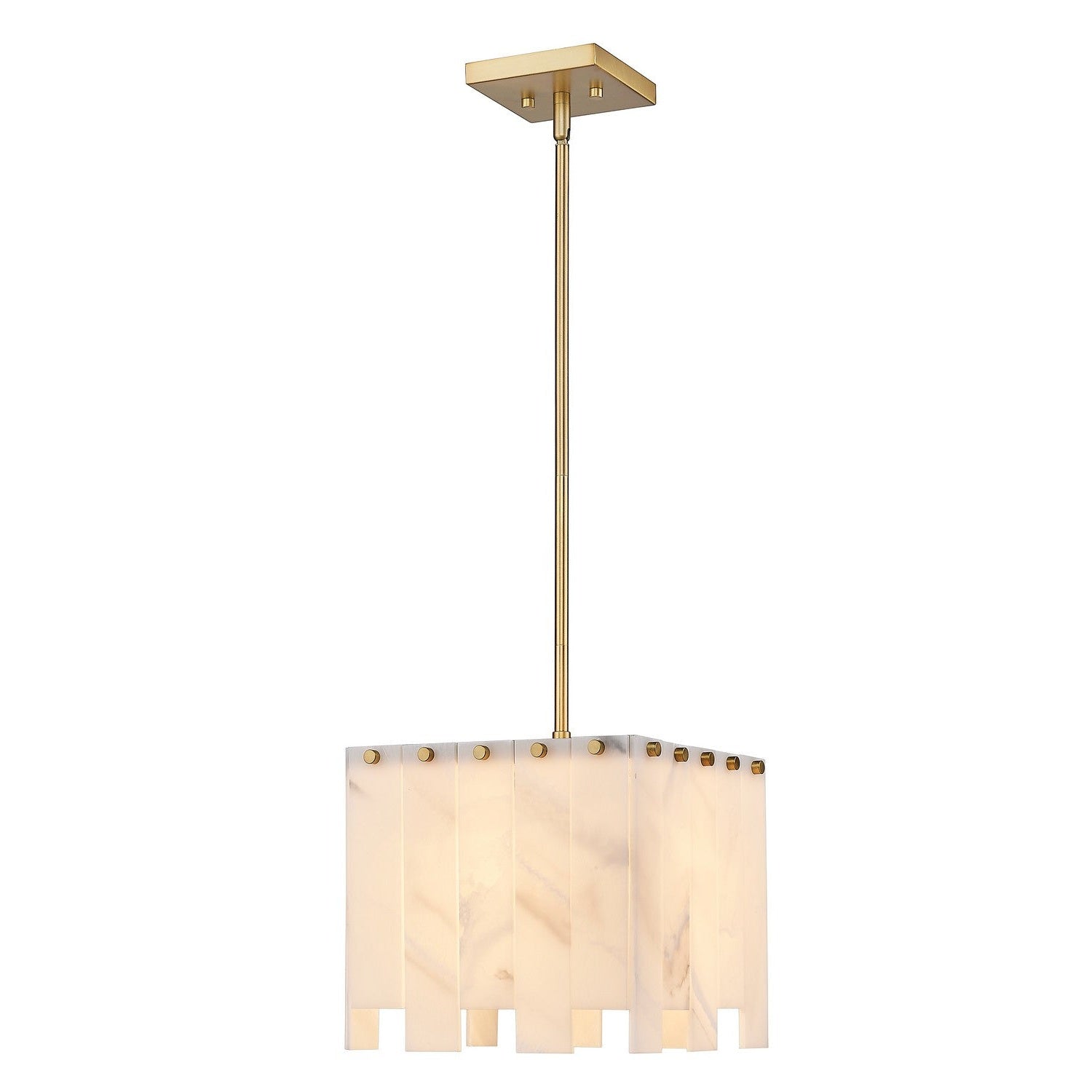 Z-Lite - 345P12-RB - One Light Pendant - Viviana - Rubbed Brass