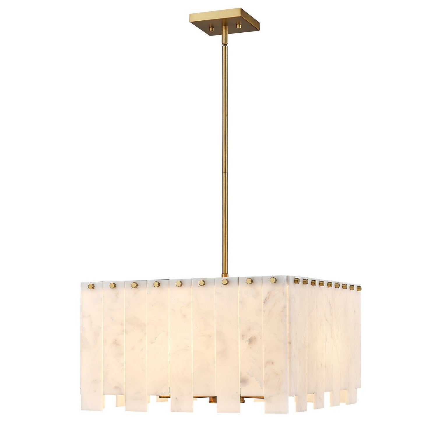 Z-Lite - 345P20-RB - Eight Light Chandelier - Viviana - Rubbed Brass