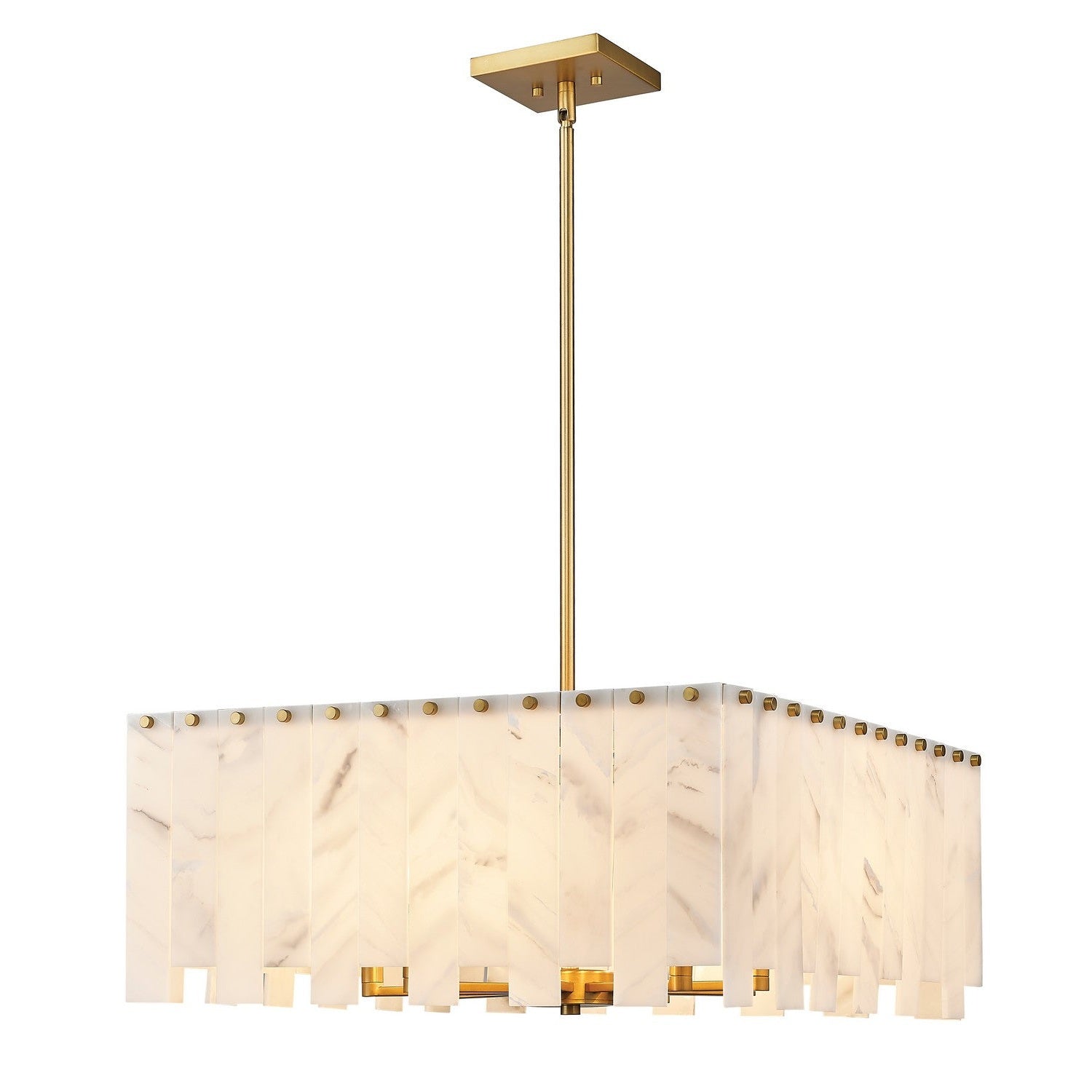 Z-Lite - 345P26-RB - Eight Light Chandelier - Viviana - Rubbed Brass