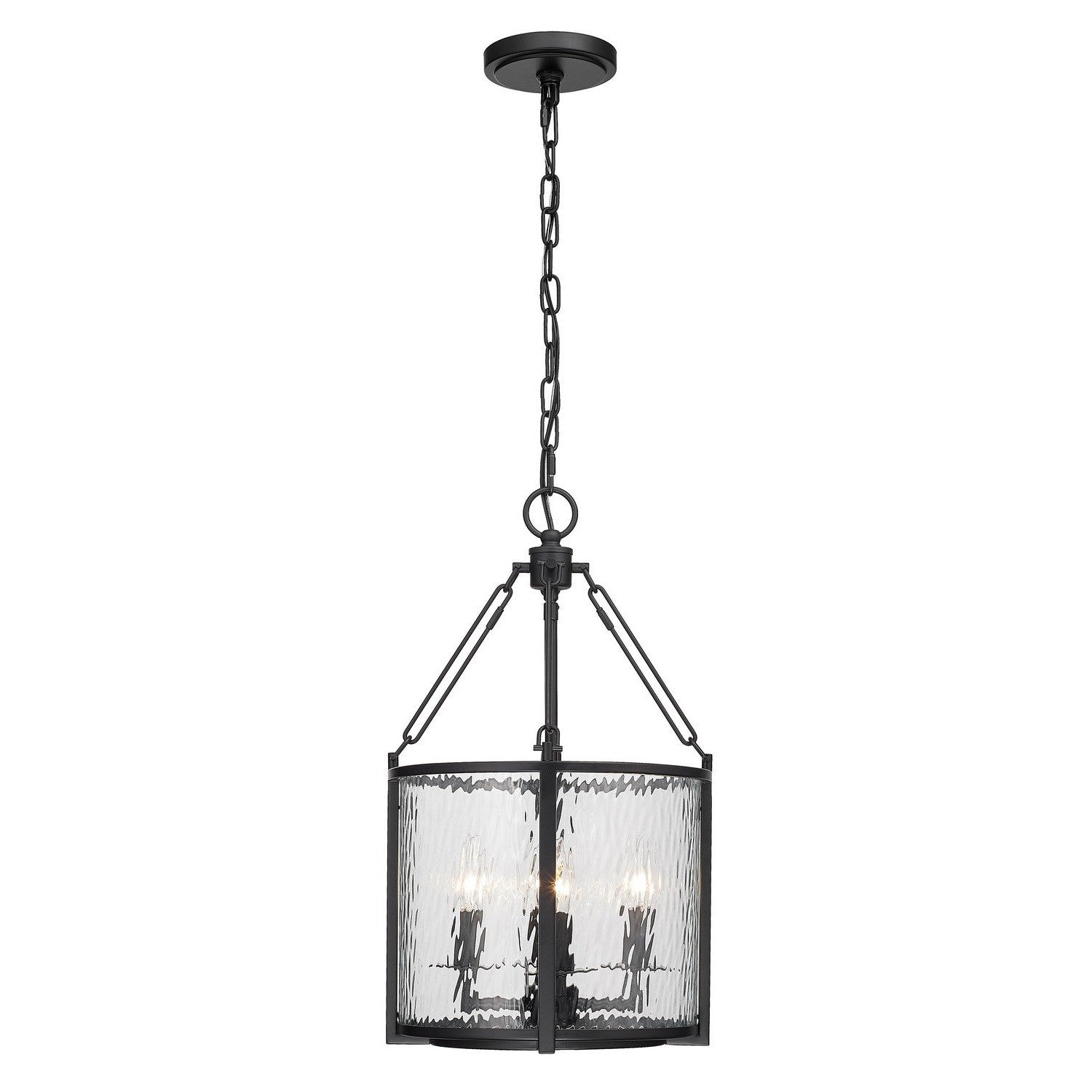 Z-Lite - 346P12-MB - Four Light Pendant - Barrington - Matte Black