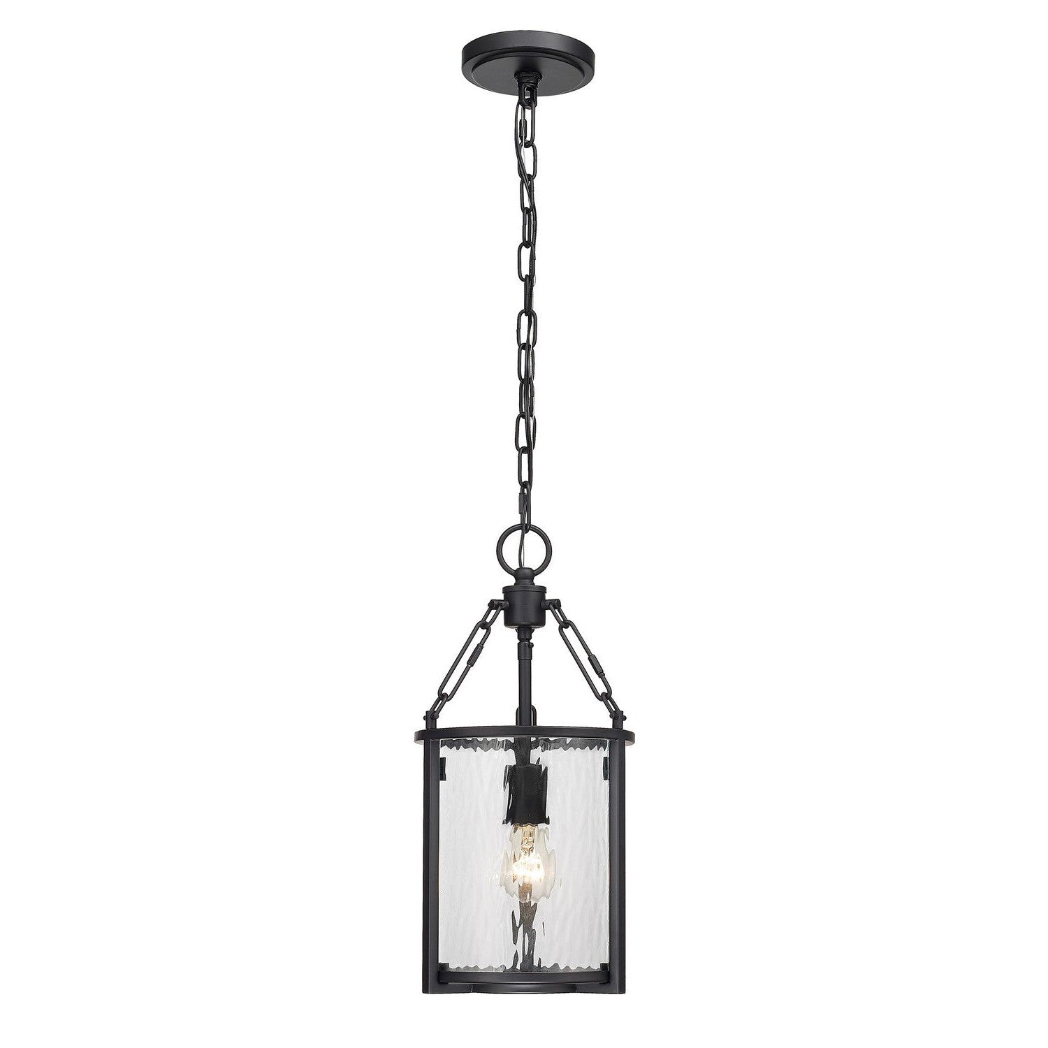 Z-Lite - 346P8-MB - One Light Pendant - Barrington - Matte Black