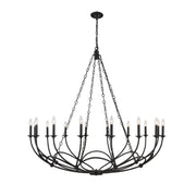 Z-Lite - 3500-16MB - 16 Light Chandelier - Arabella - Matte Black
