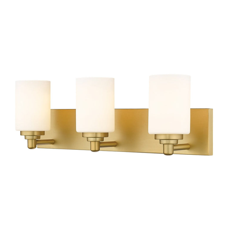 Z-Lite - 485-3V-BG - Three Light Vanity - Soledad - Brushed Gold