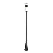 Z-Lite - 517PHM-519P-BK-LED - LED Outdoor Post Moun Fixture - Luca - Black