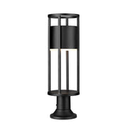 Z-Lite - 517PHM-553PM-BK-LED - LED Outdoor Pier Mounted Fixture - Luca - Black