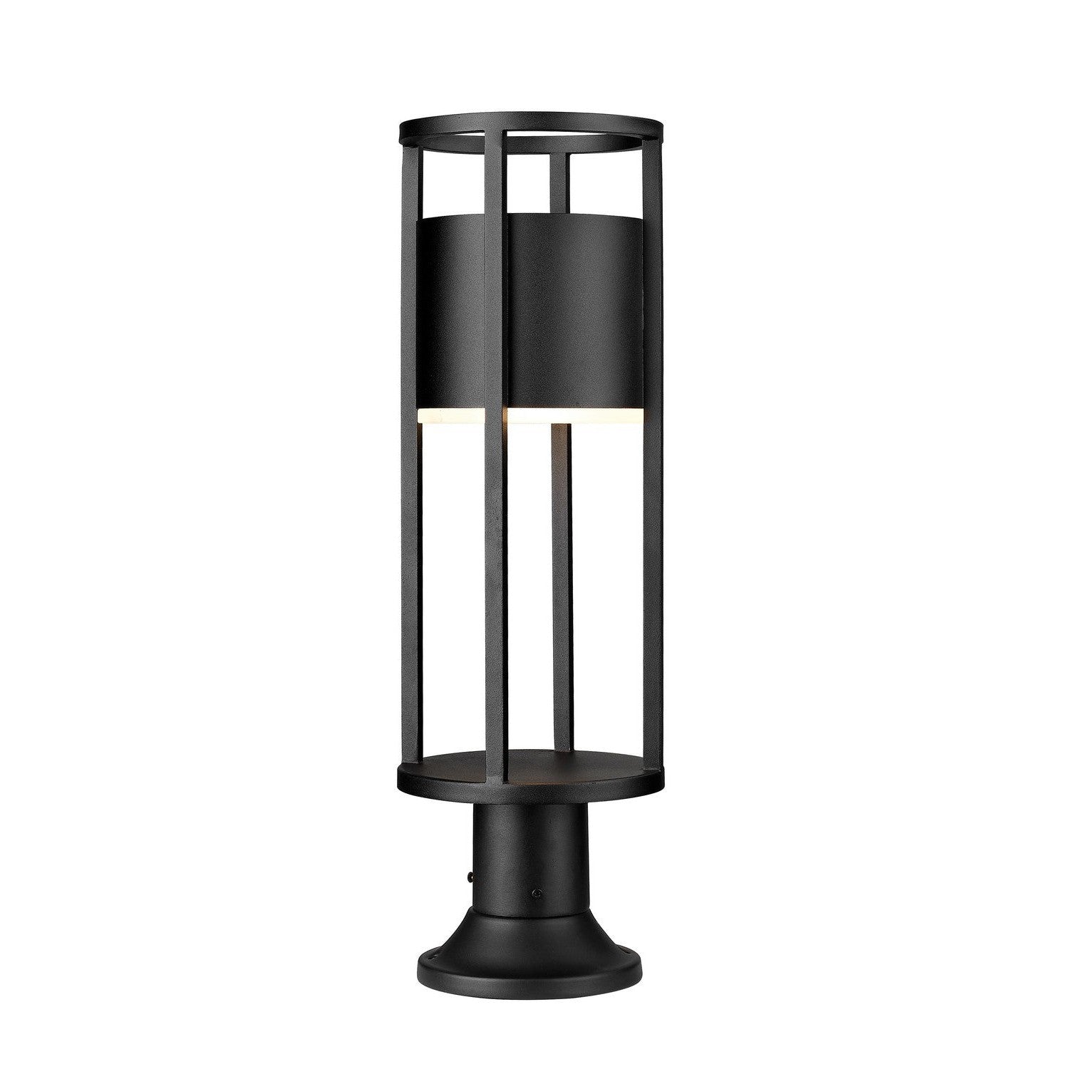 Z-Lite - 517PHM-553PM-BK-LED - LED Outdoor Pier Mounted Fixture - Luca - Black