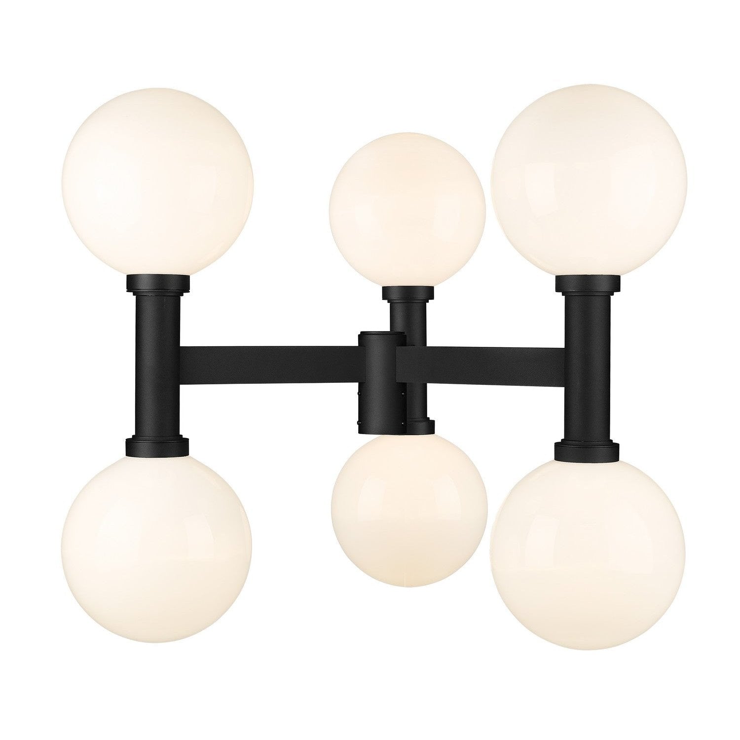 Z-Lite - 597BP6-BK - Six Light Outdoor Post Mount Fixture - Laurent - Black
