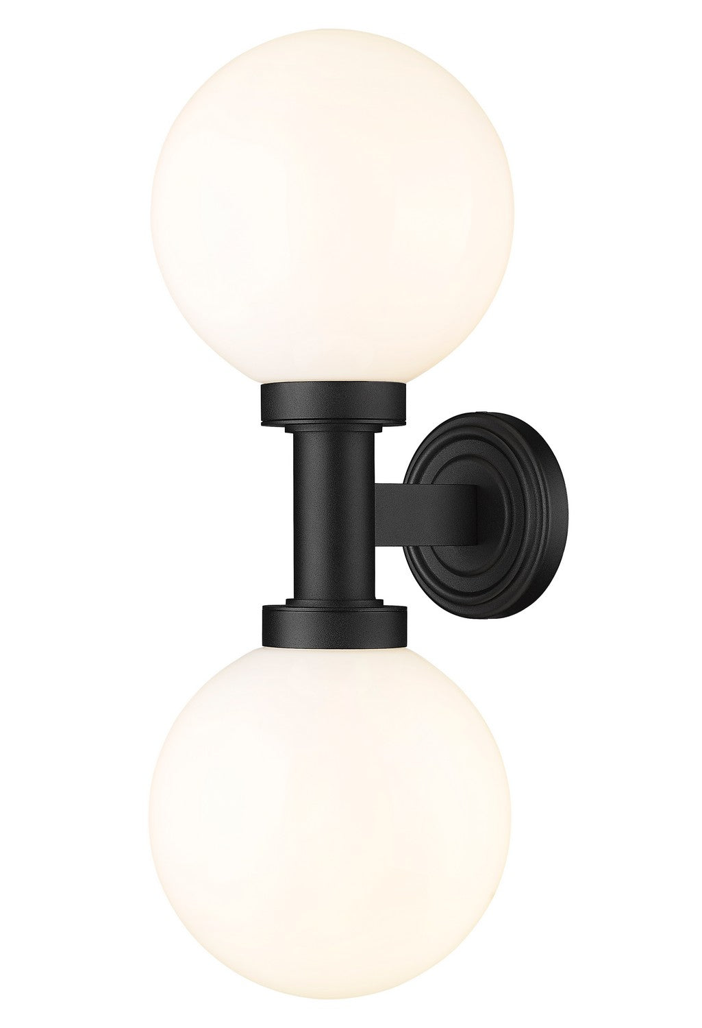 Z-Lite - 597M2-BK - Two Light Outdoor Wall Sconce - Laurent - Black