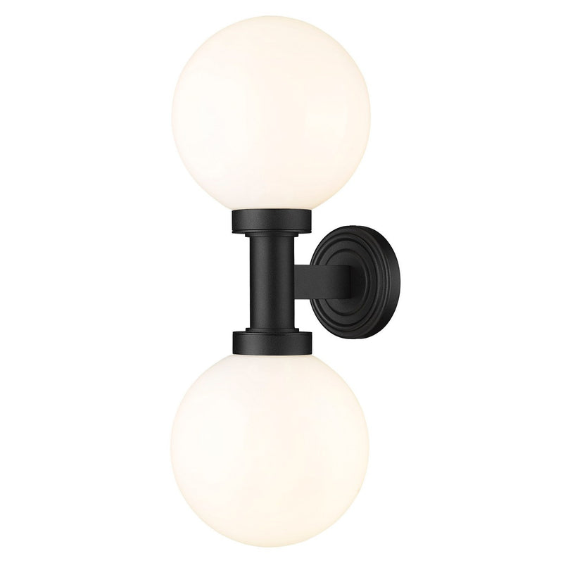 Z-Lite - 597M2-BK - Two Light Outdoor Wall Sconce - Laurent - Black