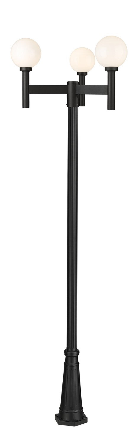 Z-Lite - 597MP3-519P-BK - Three Light Outdoor Post Mounted Fixture - Laurent - Black