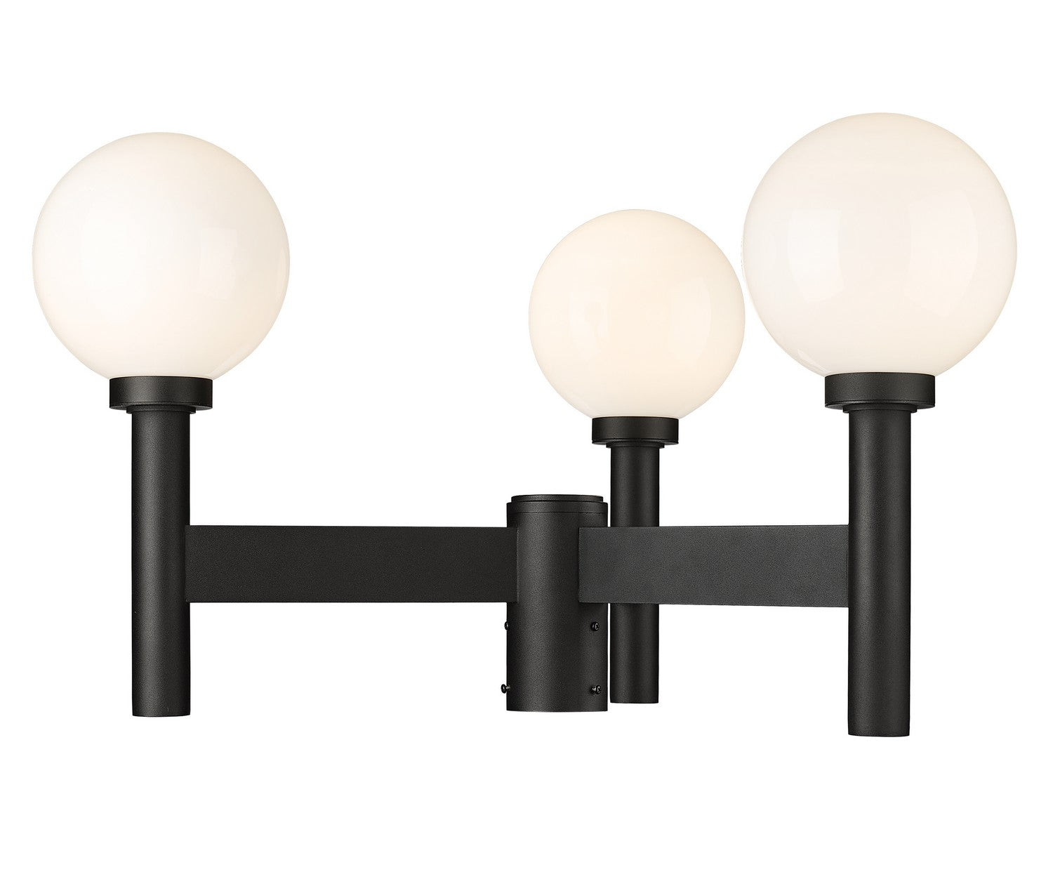 Z-Lite - 597MP3-BK - Three Light Outdoor Post Mount Fixture - Laurent - Black